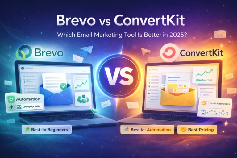 Brevo vs ConvertKit (Kit): Detailed Comparison for Bloggers & Creators (2025)
